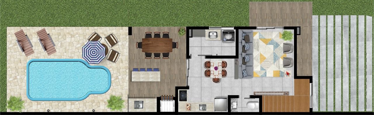 Sobrado de 2 quartos, 150m² no bairro Autódromo, em Chapecó | Eu Corretor