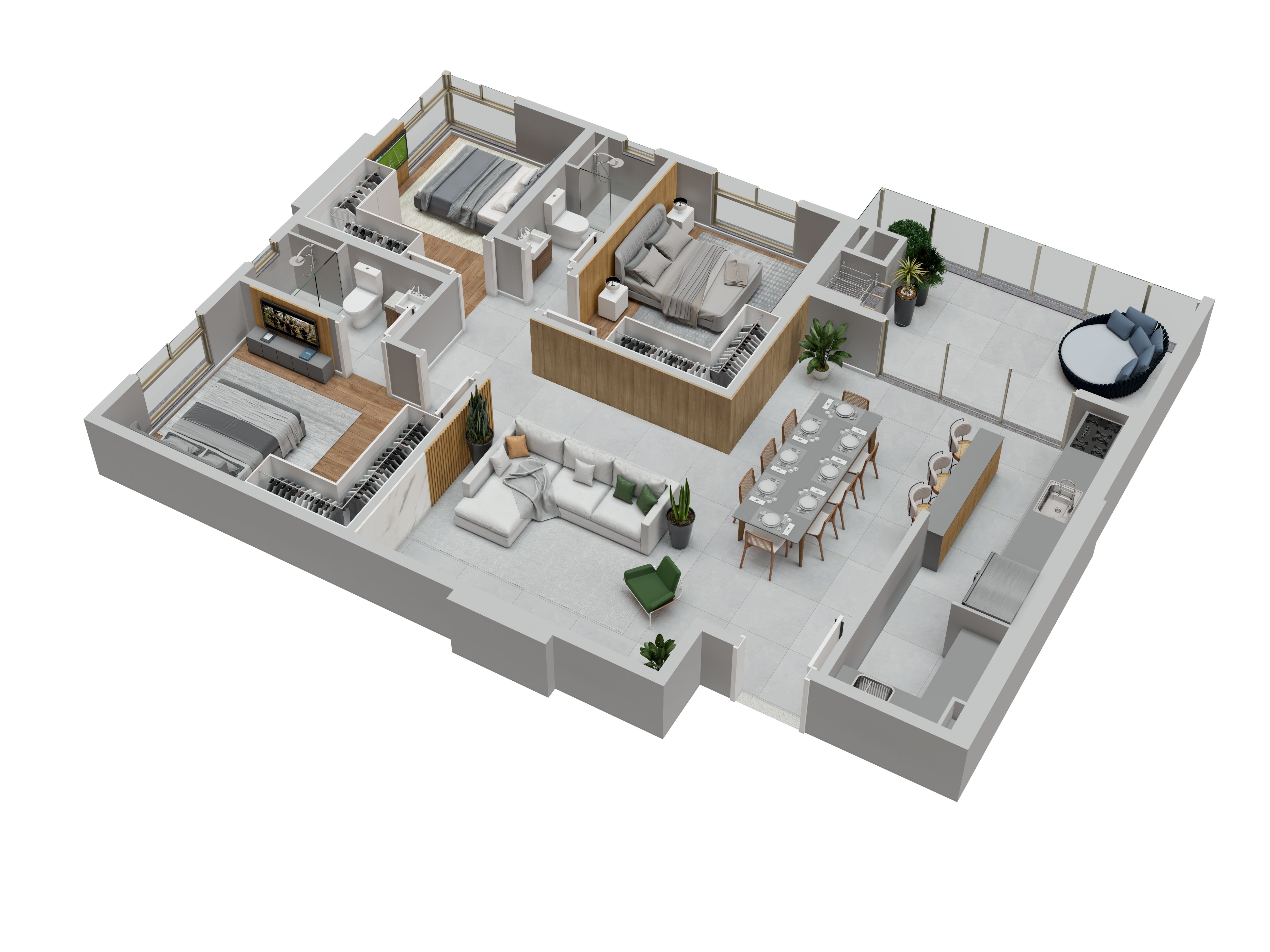 Apartamento de 2 quartos, 119m² no bairro Centro, em Chapecó | Eu Corretor