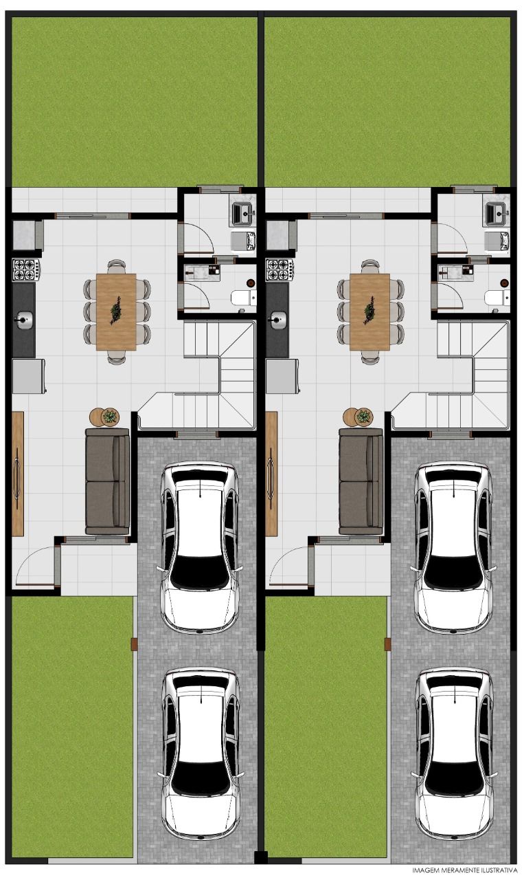 Sobrado de 95m² no bairro Desbravador, em Chapecó | Eu Corretor