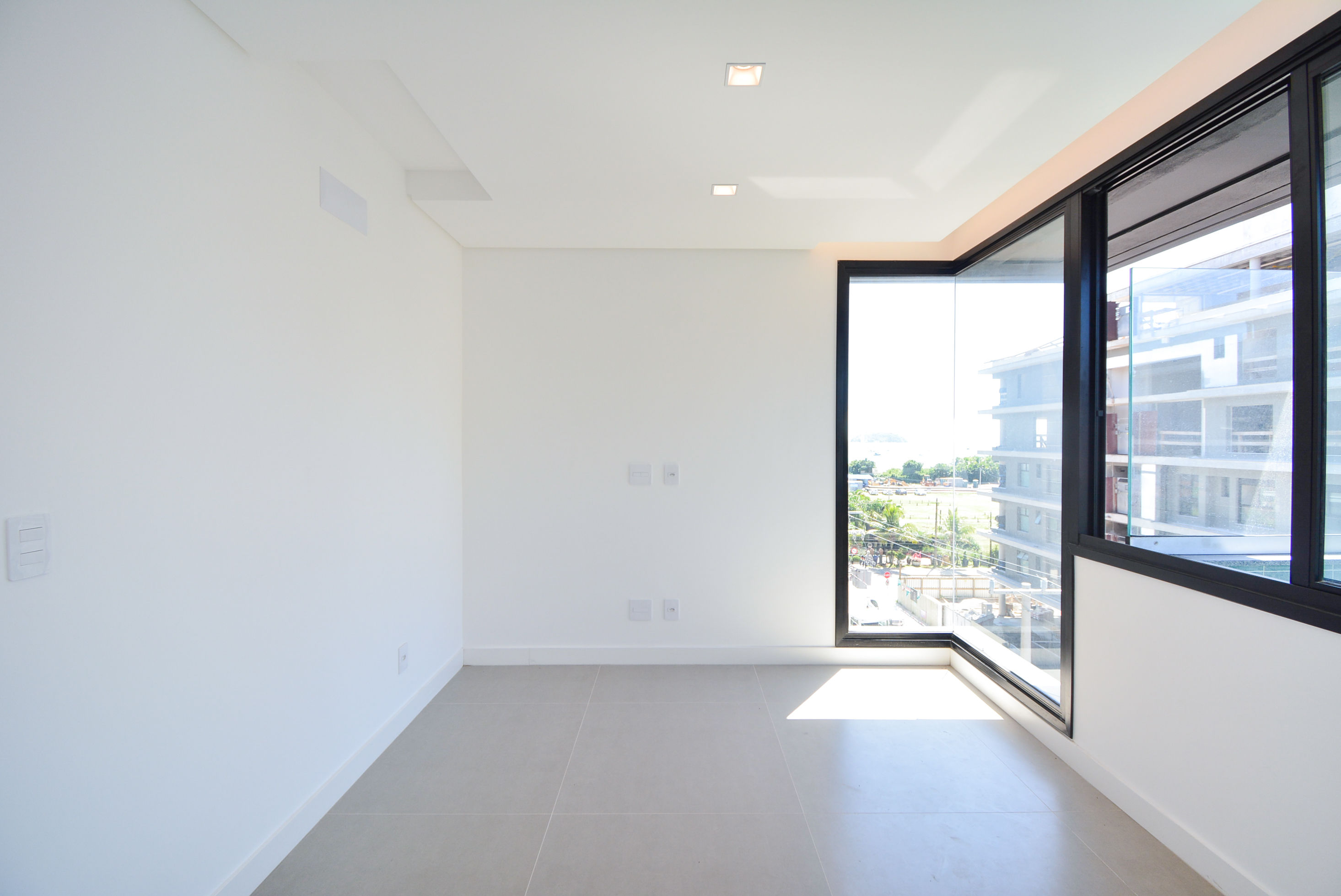 Living com vista mar